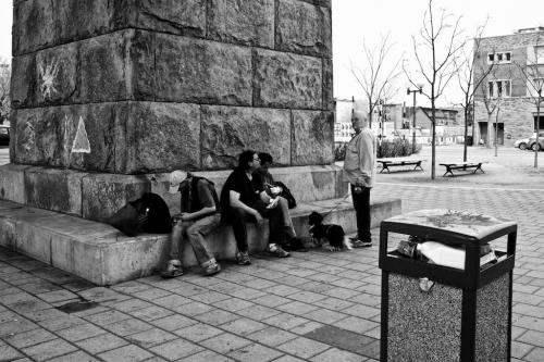 Sous le pont Jacques-Cartier